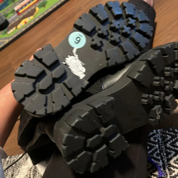 Call It Spring Studded Boots . Black W M 6 - Picture 12 of 12